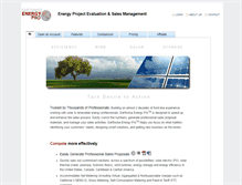 Tablet Screenshot of earthwiseenergypro.com